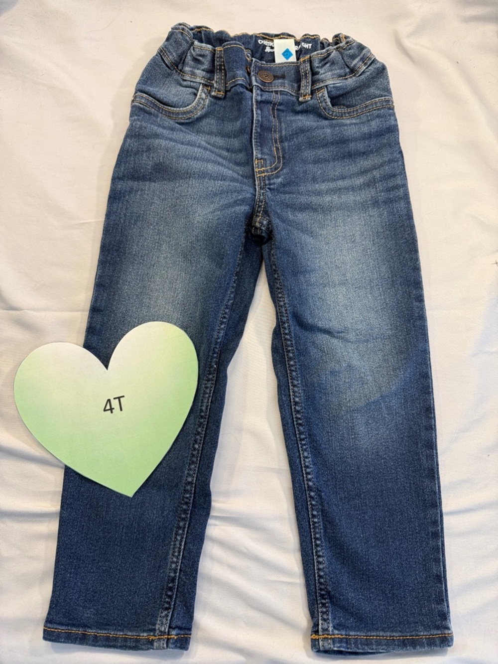 Oshkosh B’Gosh -  Street cut denim jeans. Size 4T.